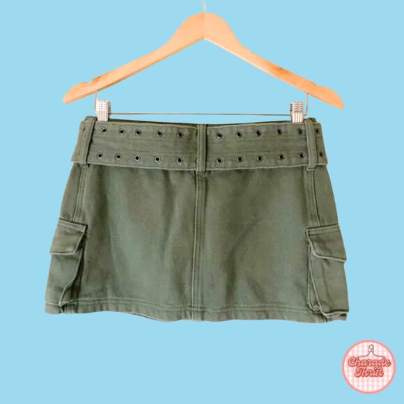 Princess Polly Iconic Cargo Mini Skirt - Khaki - Picture 3 of 3